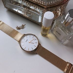 Cluse La Boheme Mesh Gold Watch